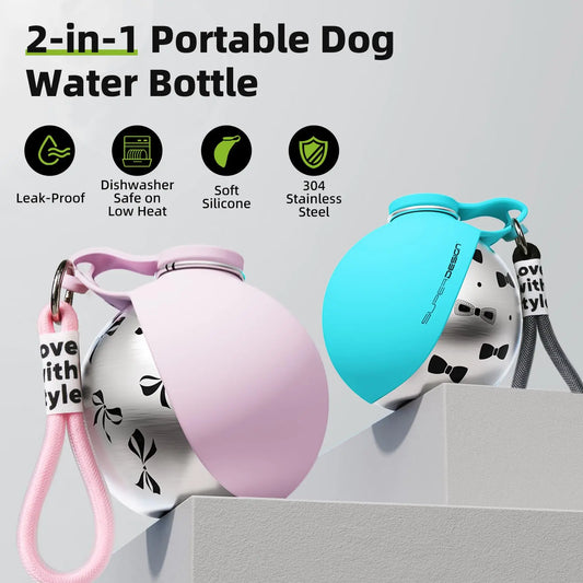 PawSip Travel Water Bottle