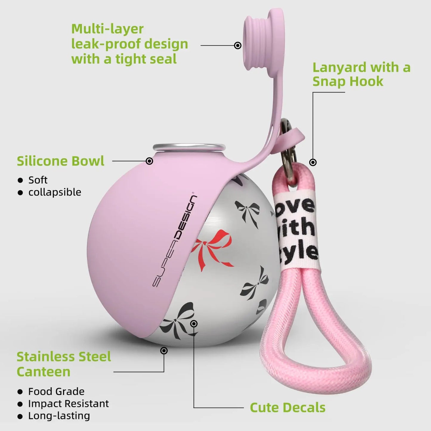 PawSip Travel Water Bottle
