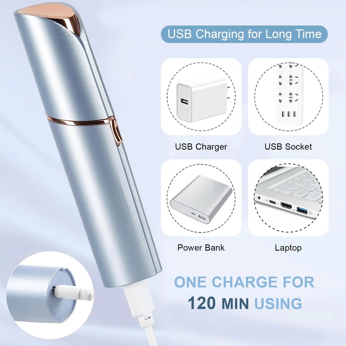LumiSmooth USB Facial Hair Remover