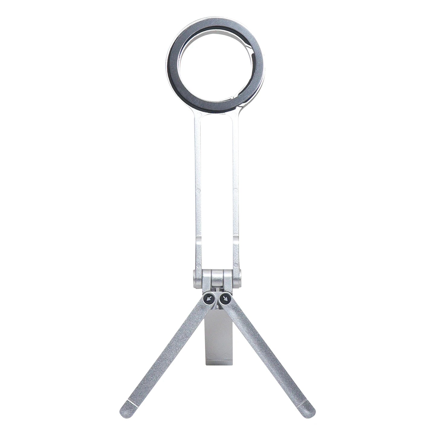 Portable Magnetic Absorption Multi-Function Mobile Phone Stand Carabiner Hanging Design for Hiking Durable Support for Phones